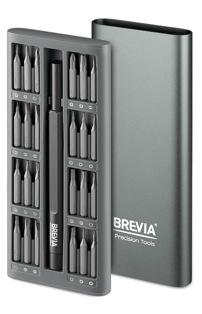Викрутка зі змінними бітами Brevia 24 в 1 (55024MMC)