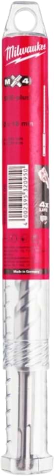 Бур Milwaukee SDS-PLUS MX4 18,0х250х200 мм (4932356502)