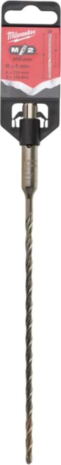 Бур Milwaukee SDS-PLUS M2 5,0х210х150 мм (4932399316)