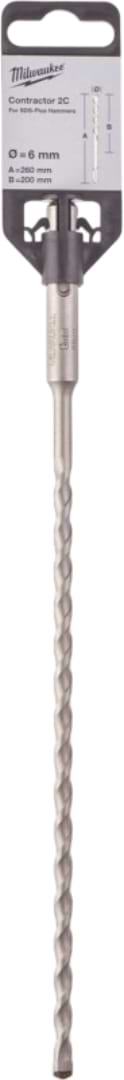 Фото - Бур Milwaukee SDS-PLUS Contractor 6x260х200 мм (4932471266)