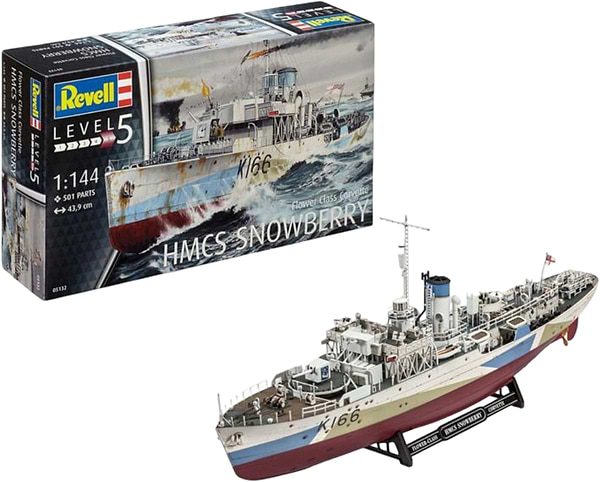 Фото - Набір для моделювання техніки Revell Корвет класу Флауер HMCS Snowberry (RVL-05132)