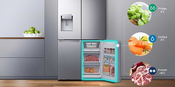 Фото - Холодильник Hisense RQ760N4AIF (BCD-522WY)