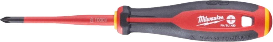 Отвертка Milwaukee PH/SL1х80 мм (4932478733)