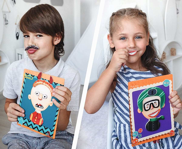 Фото - Настільна гра (3-4 роки) Vladi Toys "Фейсики" (укр) (VT3702-15)