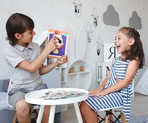 Фото - Настільна гра (3-4 роки) Vladi Toys "Фейсики" (укр) (VT3702-15)