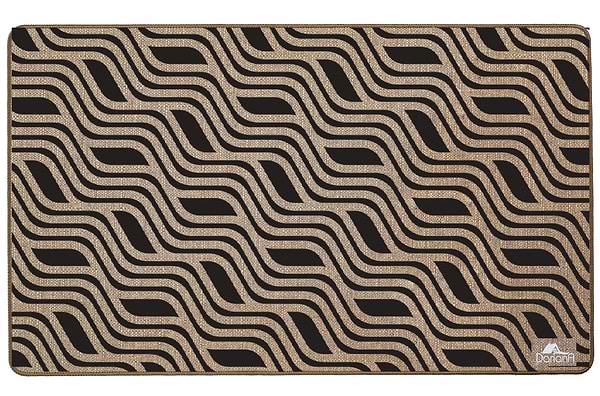 Фото - Коврик универсальный DarianA Linen look лен 60х90 волна (1000010525)