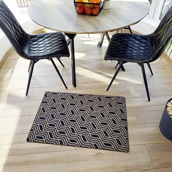 Фото - Коврик универсальный DarianA Linen look лен 60х90 волна (1000010525)