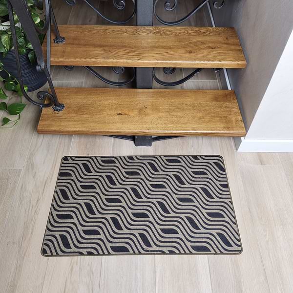 Фото - Коврик универсальный DarianA Linen look лен 60х90 волна (1000010525)