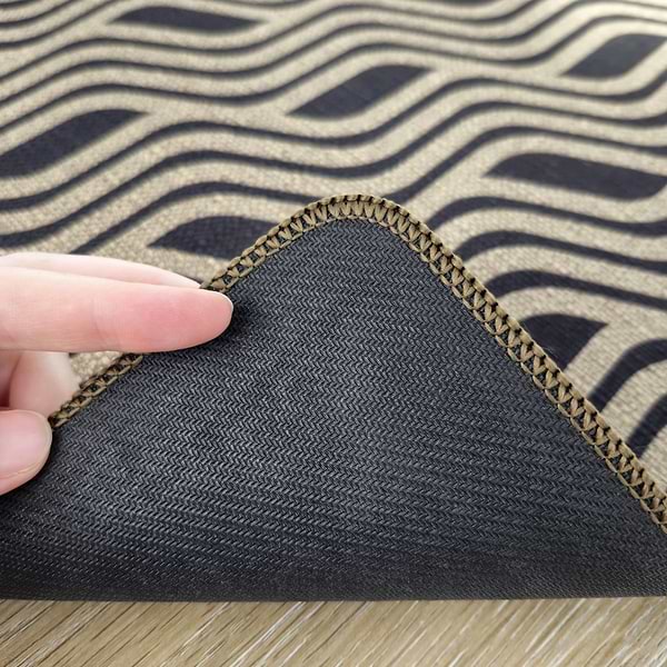 Фото - Коврик универсальный DarianA Linen look лен 60х90 волна (1000010525)