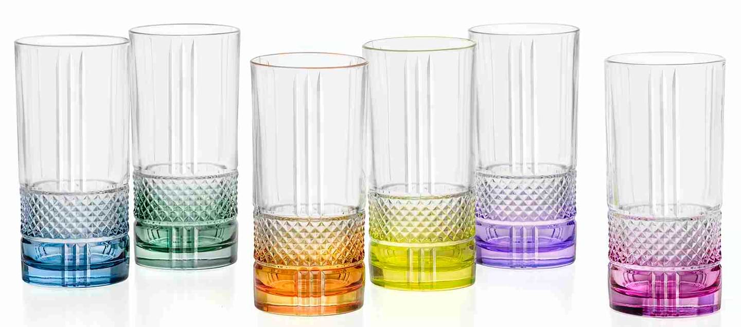 Набір склянок RCR BRILLANTE 6 шт. 370 мл (27626020206)