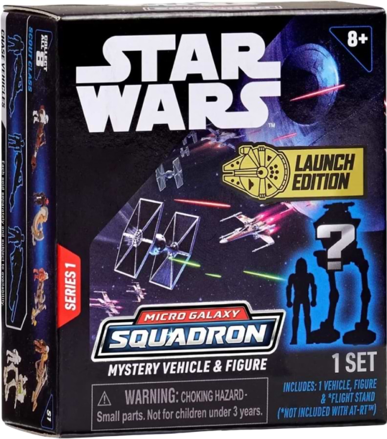 Коллекционная фигурка STAR WARS Blind Vehicle Транспорт и фигурка 5 см, в ассортименте (SWJ0032) - Фото 1