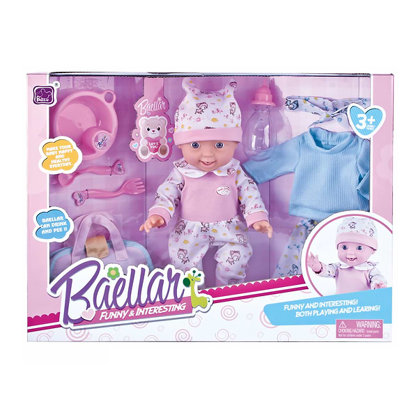 Фото - Пупс. Набір Baellar з одягом 33 см (11599)