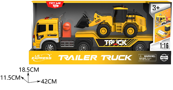 Фото - Наземна спецтехніка Wenyi машинка з трактором (WY571P)