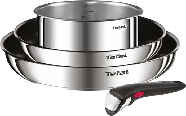 Фото - Набір посуду зі знімною ручкою Tefal L881S404 Ingenio Cook Eat 4 пр.