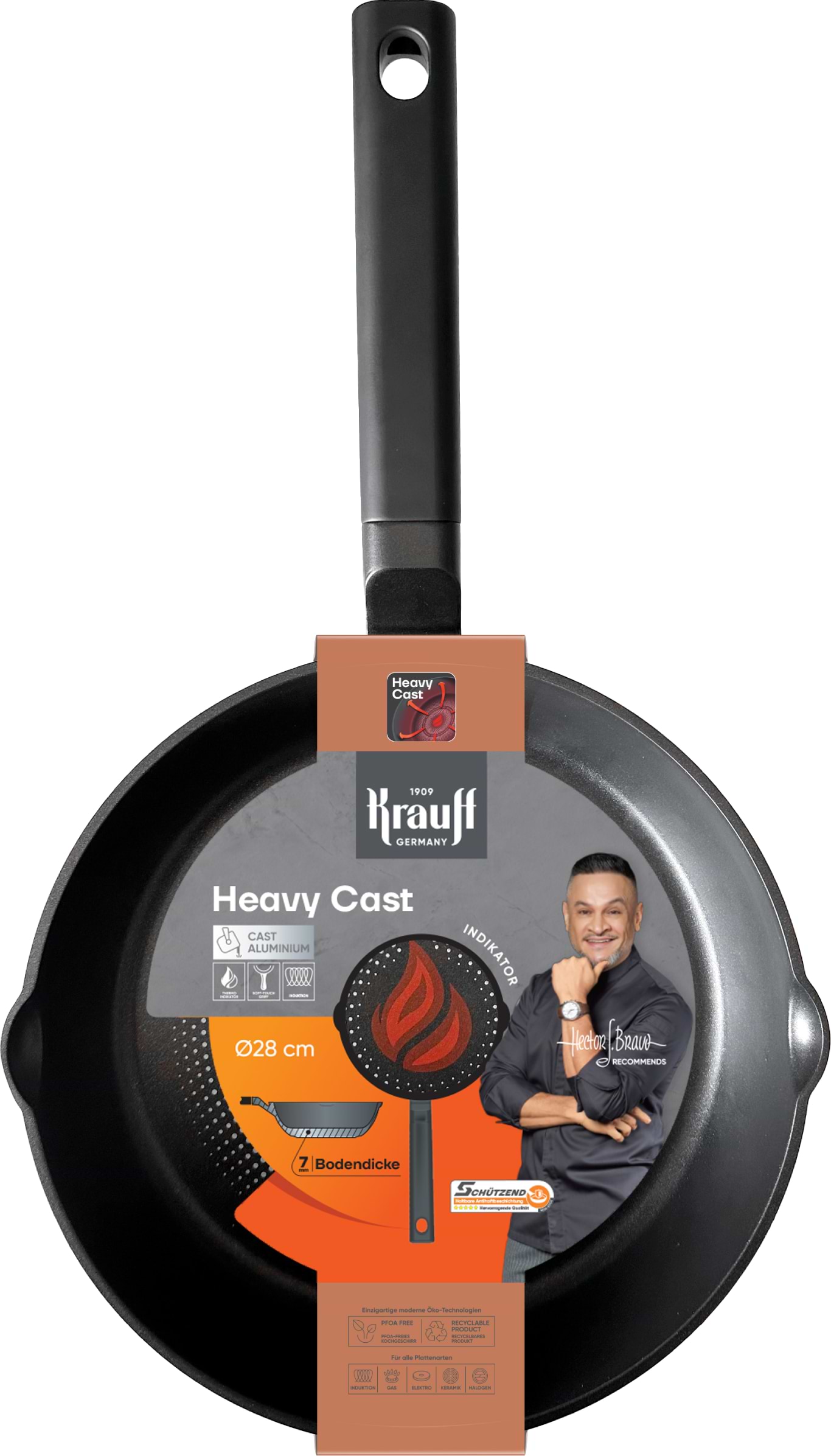 Сковорода универсальная Krauff 25-305-247 28 см - Фото 1