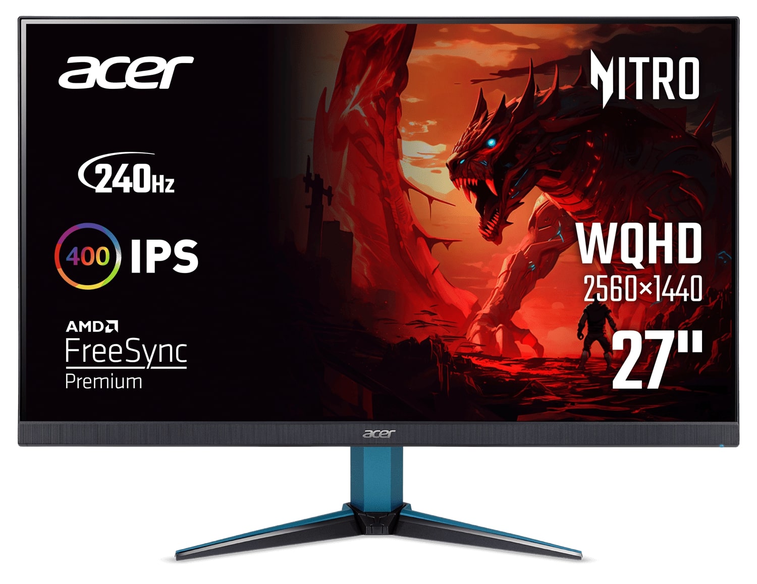 Монітор ігровий Acer Nitro VG272UW2bmiipx (UM.HV2EE.201) - Фото 1