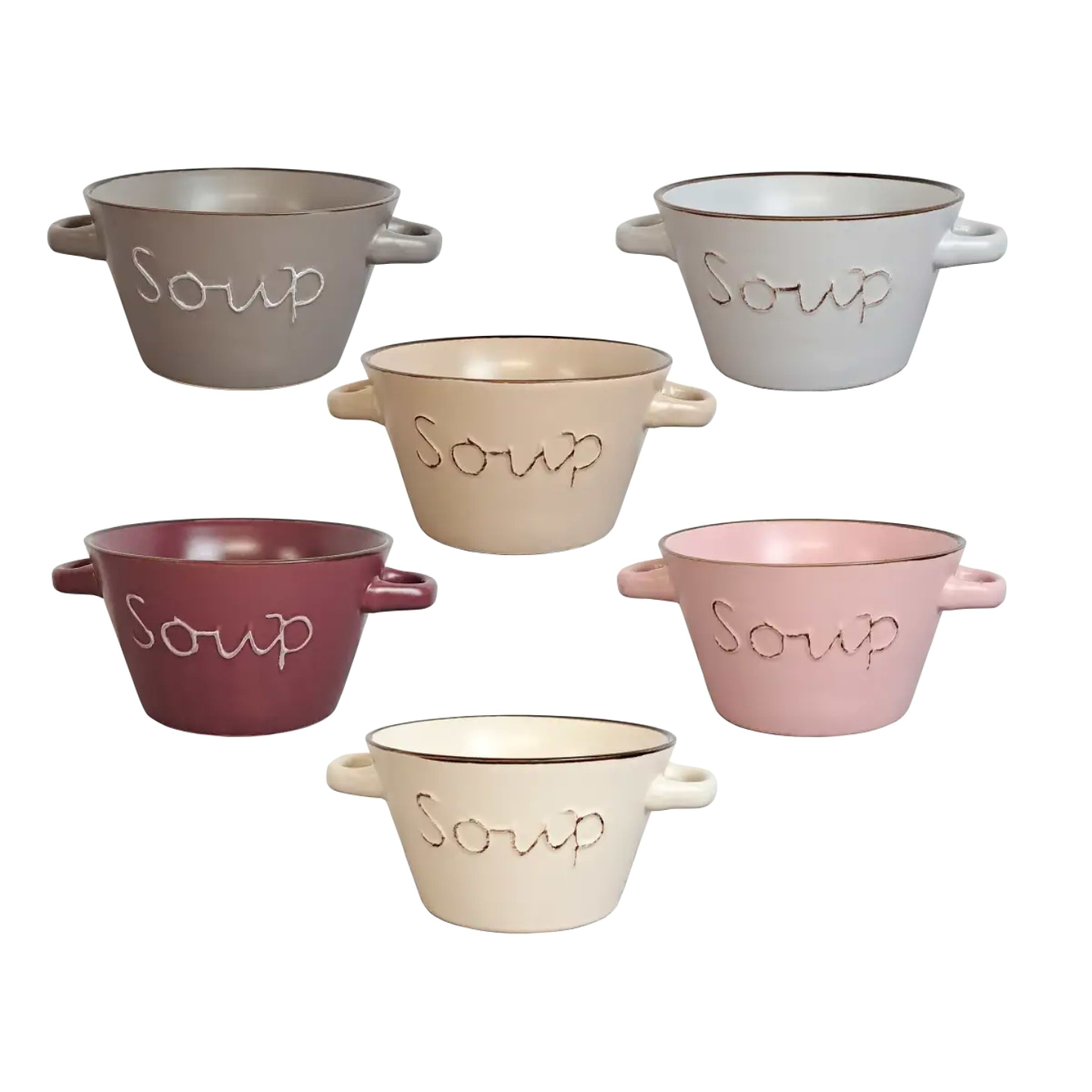 Бульонница Vittora Ароматный обед с ушками 500 мл в ассортименте (VT-C-40125)