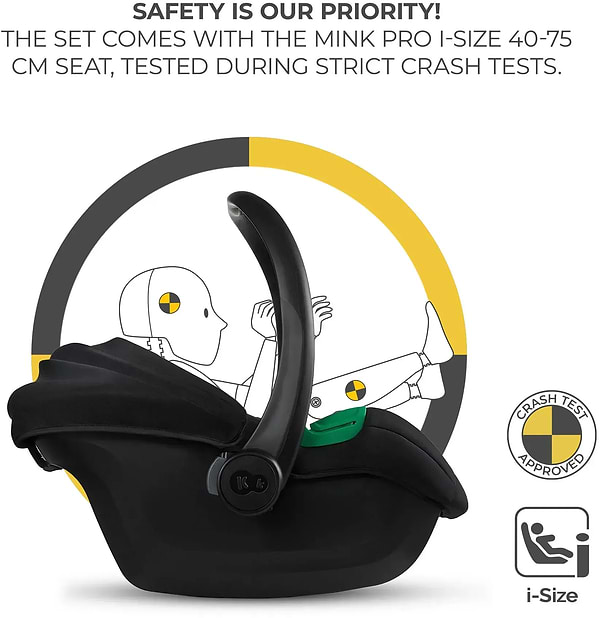 Фото - Коляска універсальна 3 в 1 Kinderkraft Esme Pro Sand Beige (KSESME00BEG300N)