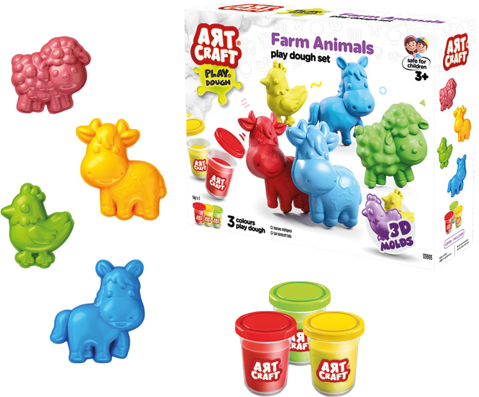 Лепка из теста dede Животные 168г (03993)