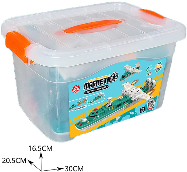 Фото - Магнитный конструктор для малышей XT транспорт 12 дет. (XH8893)