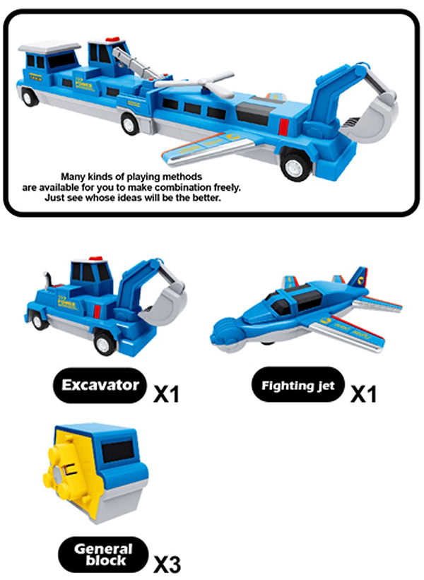 Фото - Магнітний конструктор для малюків XT транспорт 9 дет. (XH886)