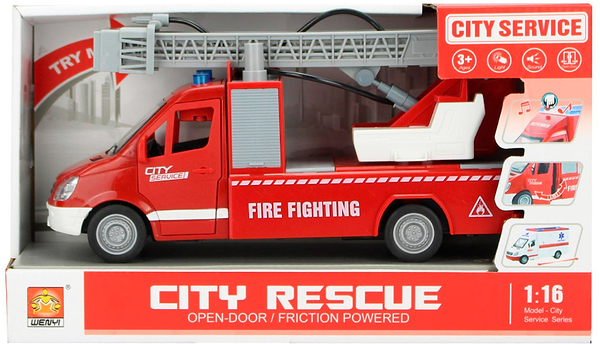 Фото - Наземна спецтехніка Wenyi Фрикційна пожежна машинка (WY596A)
