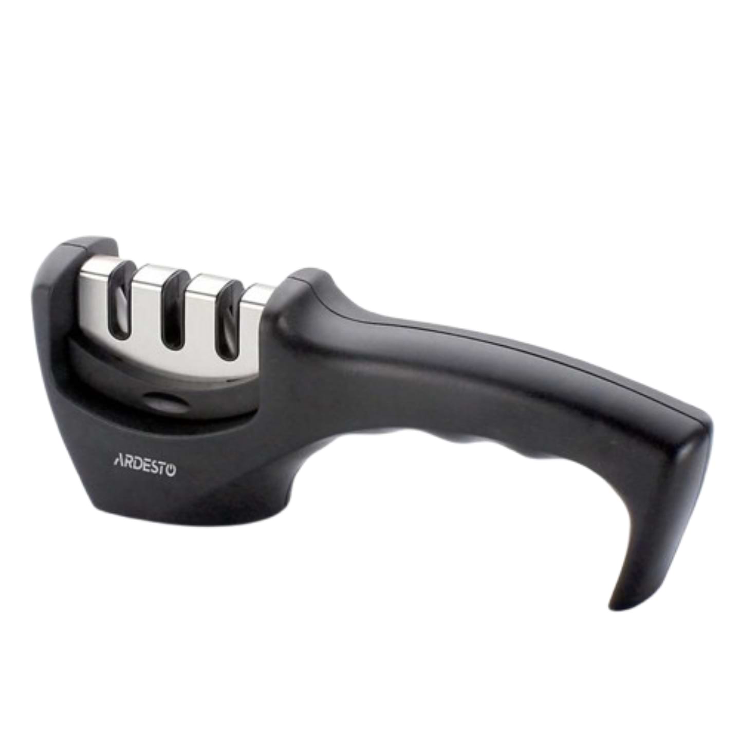 Точилка кухонних ножів Ardesto Gemini 20.5x5.5x7.5 см чорний (AR1920BS) - Фото 1