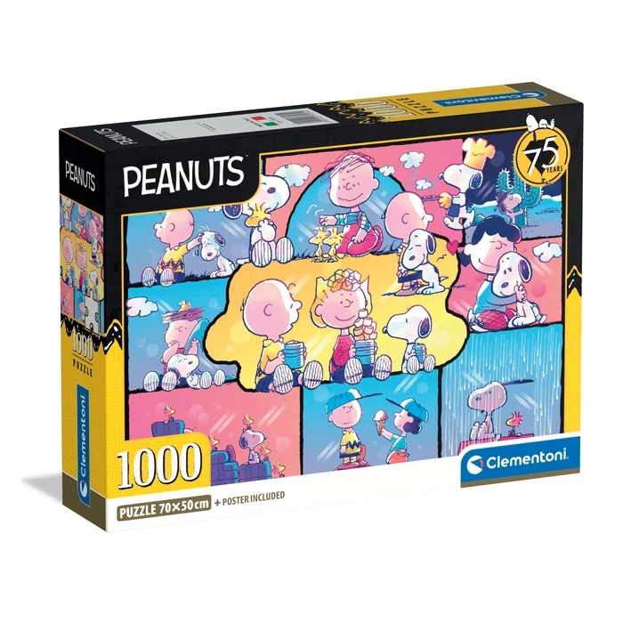Пазли (8 +) Clementoni Пригоди  головних героїв  коміксу  Пінатс 1000 ел. (37070)