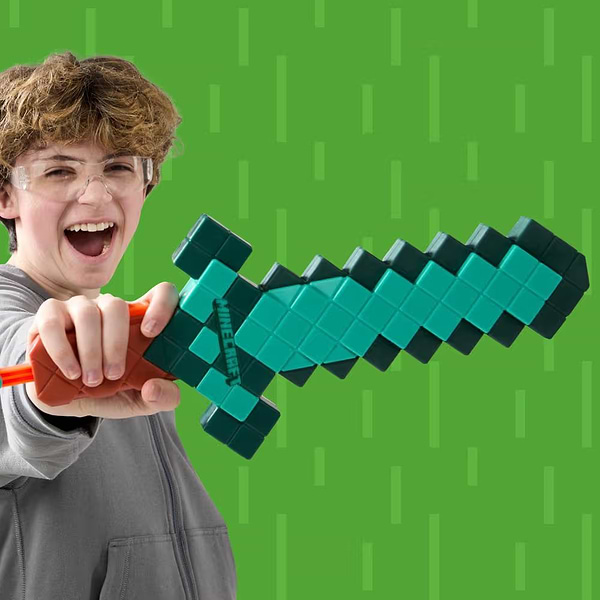 Фото - Бластер многозарядный Hasbro Nerf Minecraft Sword (G1437)