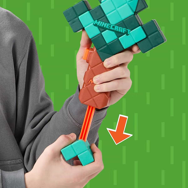 Фото - Бластер многозарядный Hasbro Nerf Minecraft Sword (G1437)