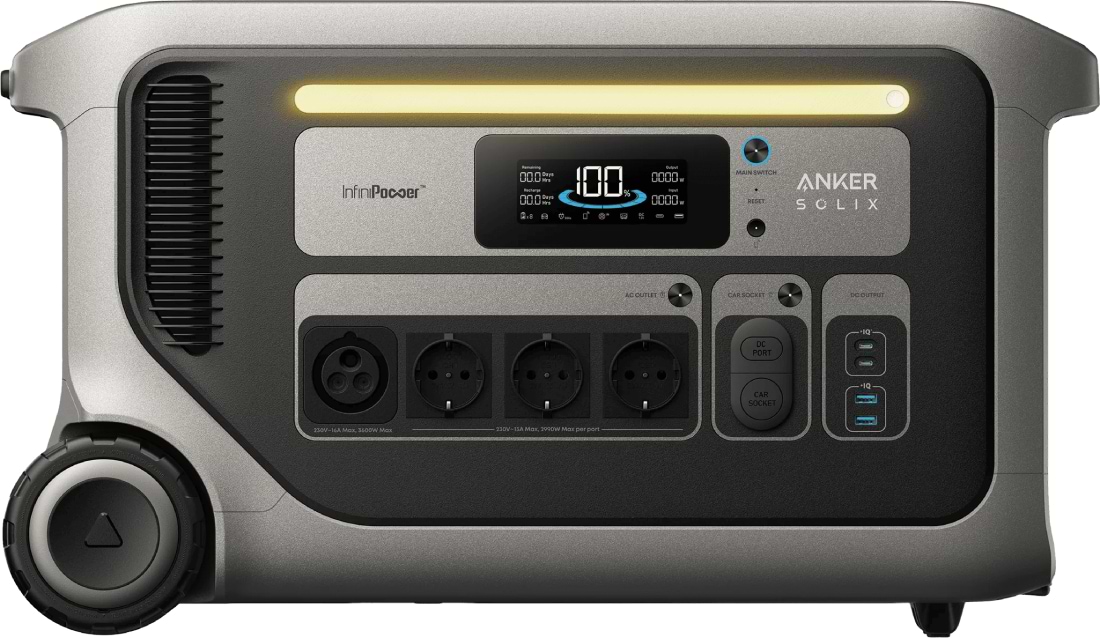 Зарядна станція універсальна Anker SOLIX F3000 (3600 Вт, 3072 Вт/год)