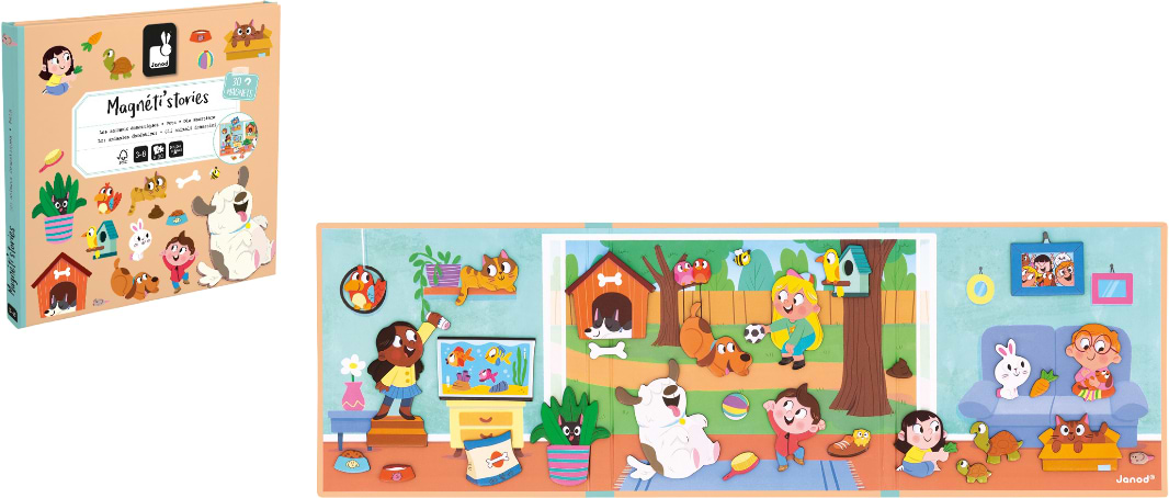 Настольная игра (3-4 года) Janod Домашние животные (J05457)