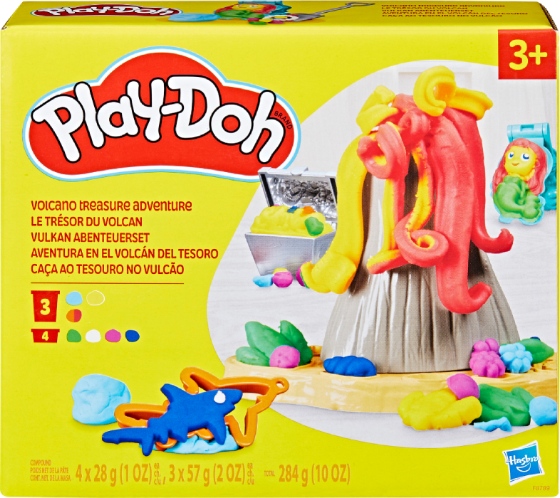 Наборы для лепки Hasbro Play-Doh Вулканическое приключение с сокровищами (F8789)