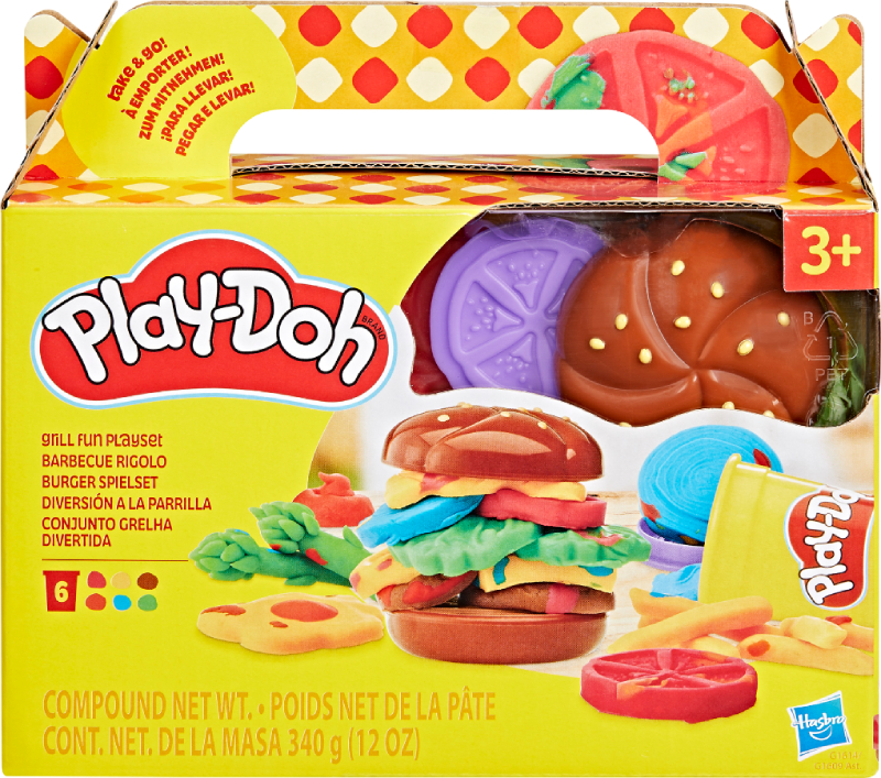 Уценка - Наборы для лепки Hasbro Play-Doh Кулинарные формочки G1614 GRILL FUN PLAYSET (G1609_G1614)