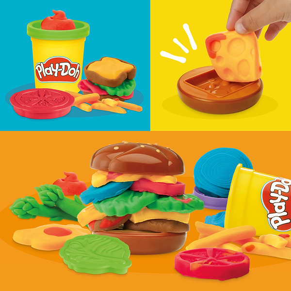 Фото - Уценка - Наборы для лепки Hasbro Play-Doh Кулинарные формочки G1614 GRILL FUN PLAYSET (G1609_G1614)
