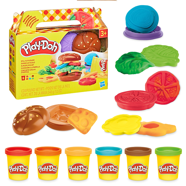 Фото - Уценка - Наборы для лепки Hasbro Play-Doh Кулинарные формочки G1614 GRILL FUN PLAYSET (G1609_G1614)