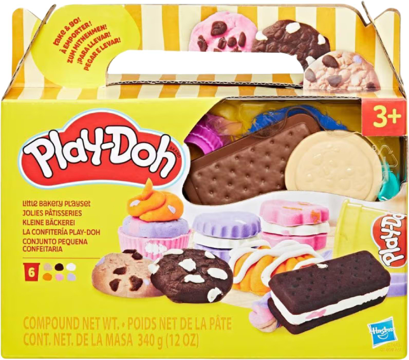 Наборы для лепки Hasbro Кулинарные формочки G1615 Play-Doh LITTLE BAKERY PLAYSET (G1609_G1615)
