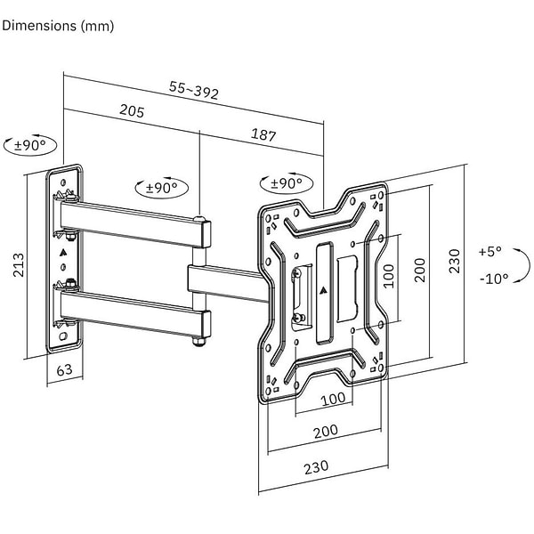 Фото - Кріплення для телевізора Logan Sky7