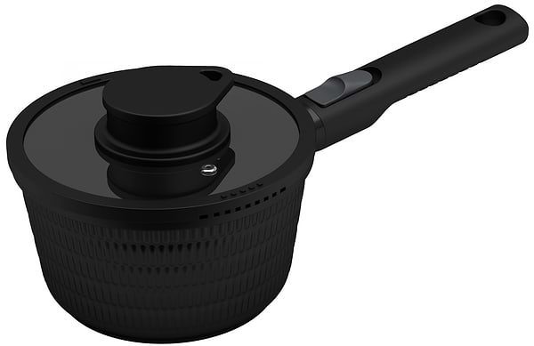 Фото - Ківш зі знімною ручкою Ringel Grey Line 16 см зі з`ємною ручкою (RG-4155-16)