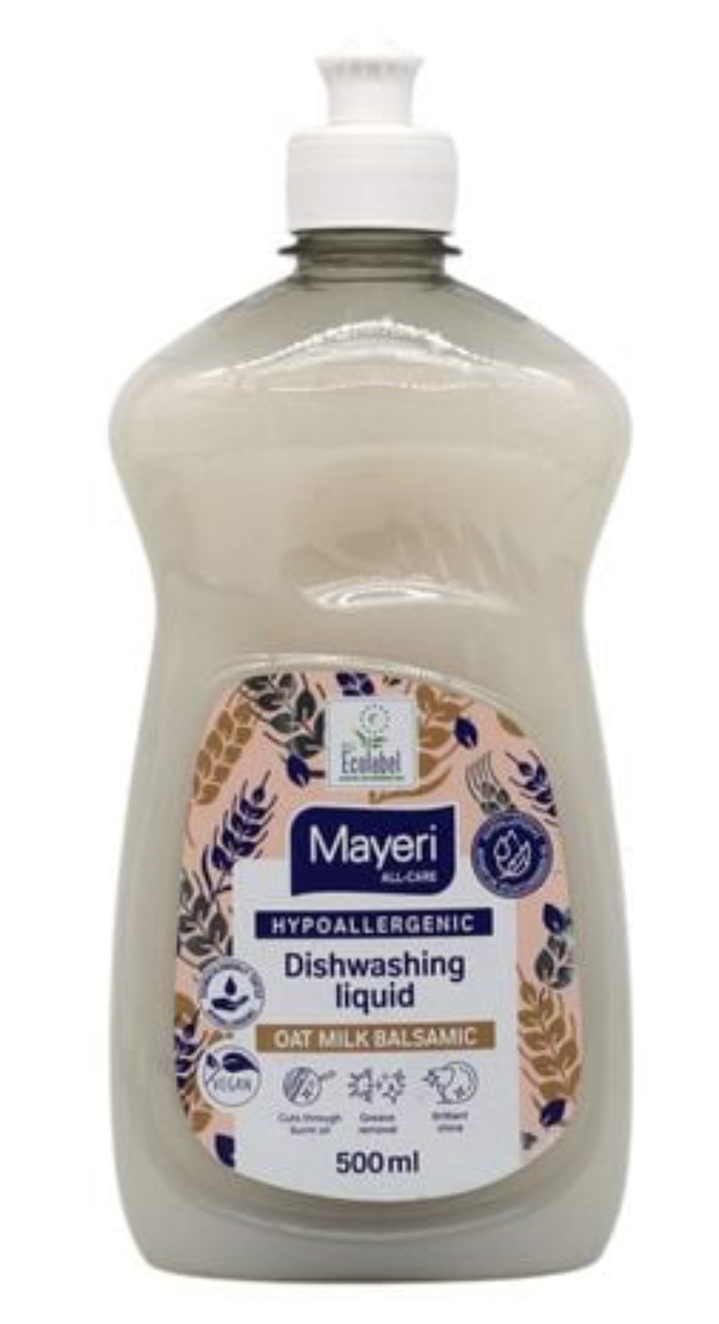 Купити Засіб для ручного миття посуду Mayeri Вівсяне молочко Бальзамік 500 мл (MDDHOB500) - Фото 1 Засіб для ручного миття посуду Mayeri Вівсяне молочко Бальзамік 500 мл (MDDHOB500) - Фото 1