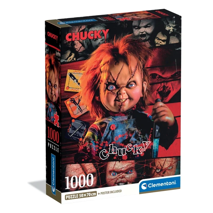Пазли (8 +) Clementoni Головний герой фільму Чакі 1000 ел. (37099)