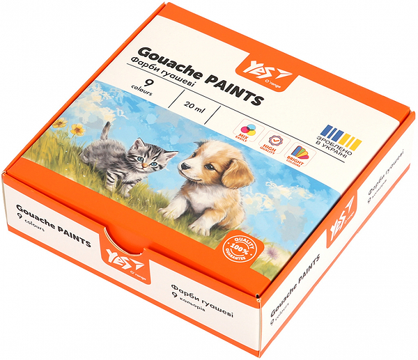 Фото - Краски YES Orange Line 9 цве. 20 мл (230431)