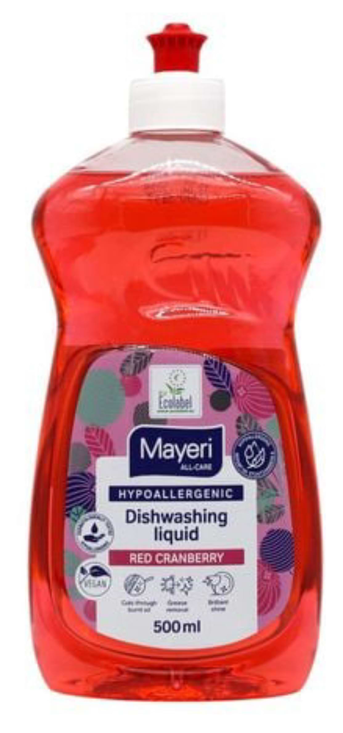 Засіб для ручного миття посуду Mayeri Журавлина 500 мл (MDDHC500) - Фото 1