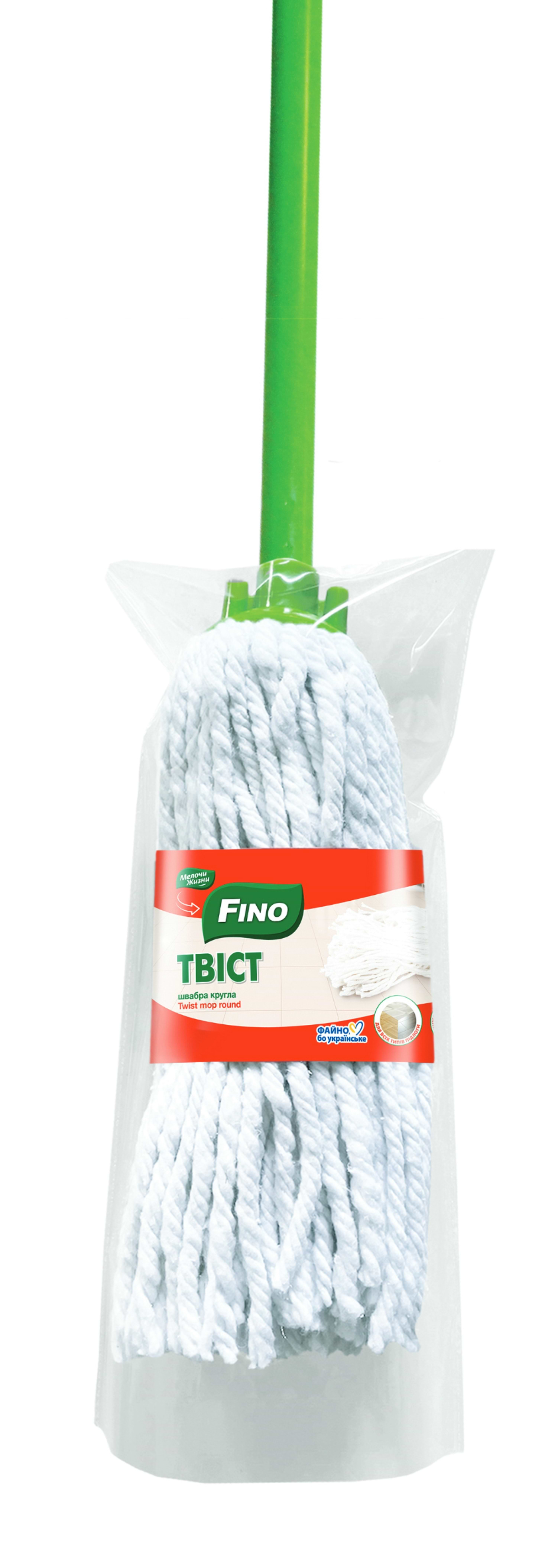 Швабра FINO кругла Твiст, 120 см, 7211СD - Фото 1