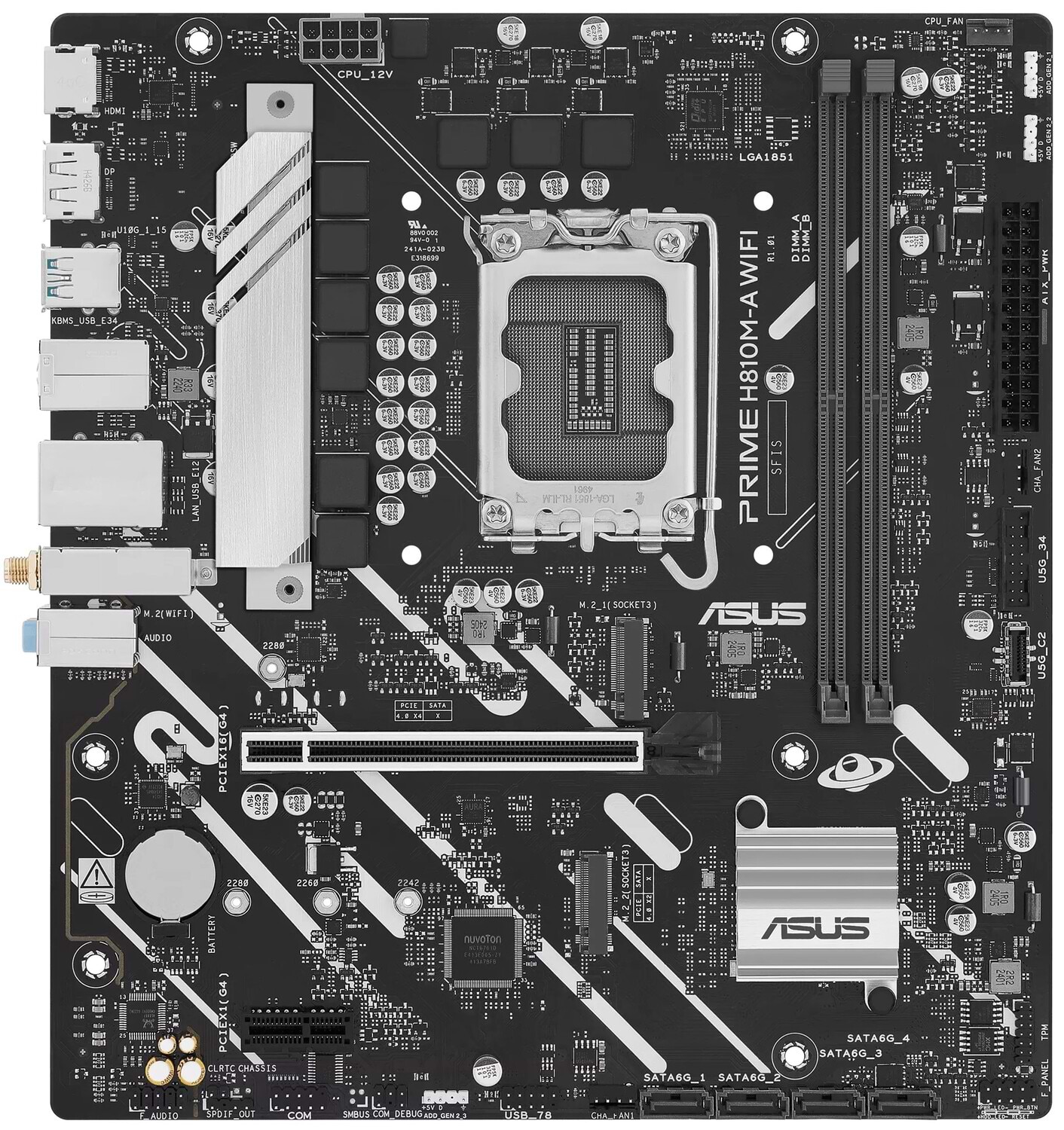 Материнська плата Asus PRIME H810M-A WIFI DDR5