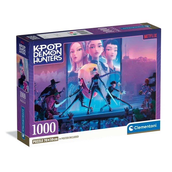 Пазли (8 +) Clementoni Героїні фільму Кепоп- мисливці на демонів 1000 ел. (37121)