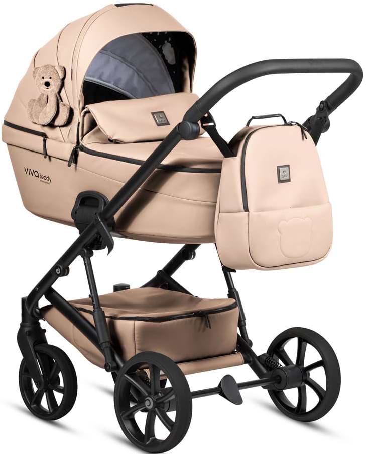 Коляска универсальная 2 в 1 Tutis VIVA6 plus Teddy Creamy