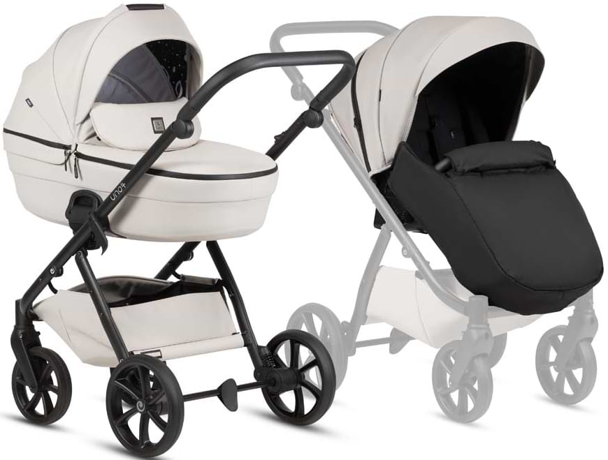 Коляска универсальная 2 в 1 Tutis Uno6 plus Leather Latte