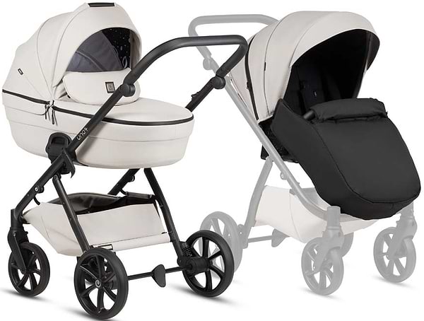 Фото - Коляска універсальна 2 в 1 Tutis Uno6 plus Leather Latte