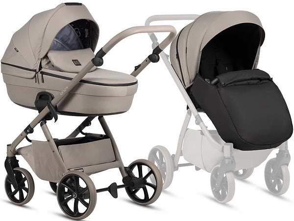 Фото - Коляска універсальна 2 в 1 Tutis Uno6 plus Essential Taupe